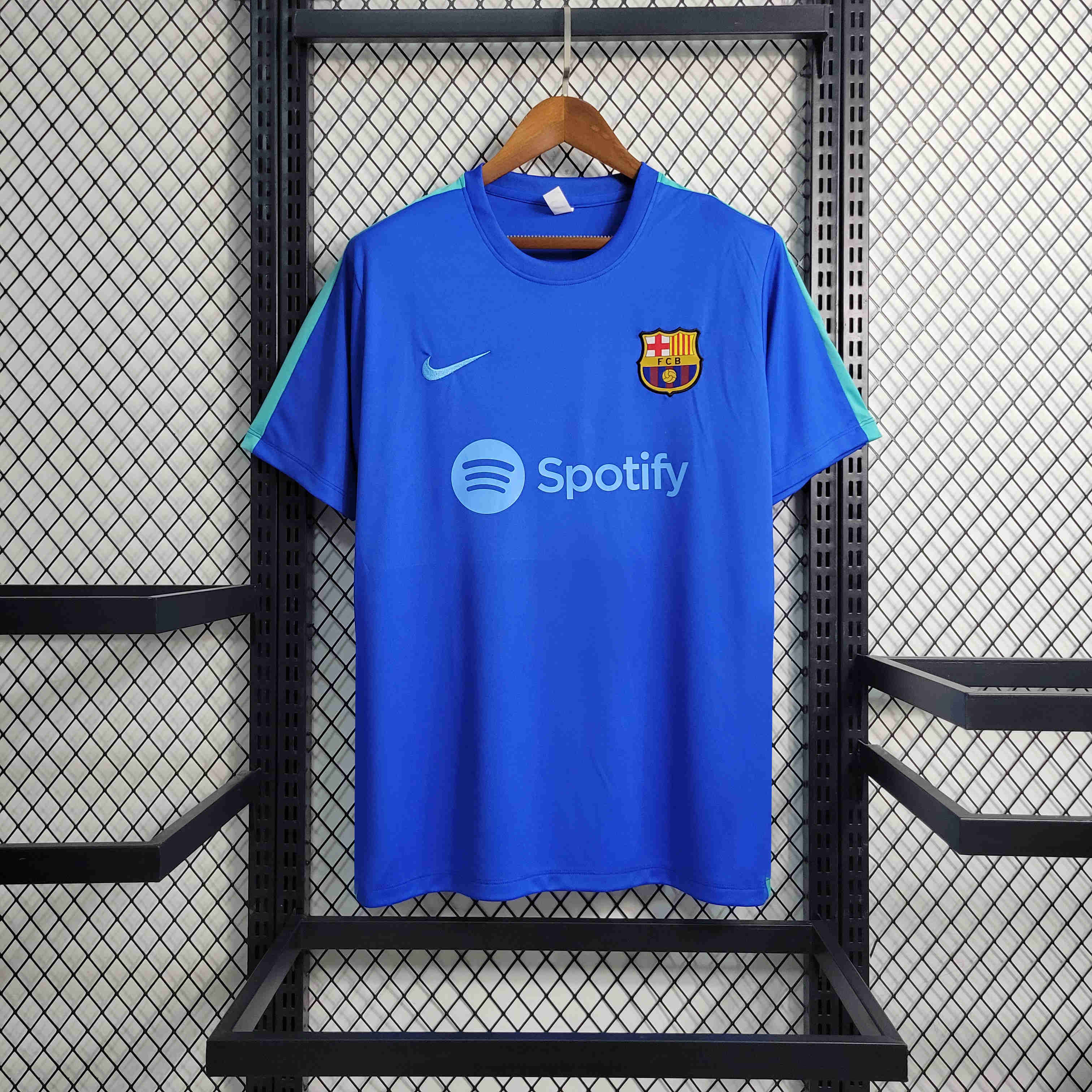 Barcelona 23/24 Blue Training Jersey - Fans Version